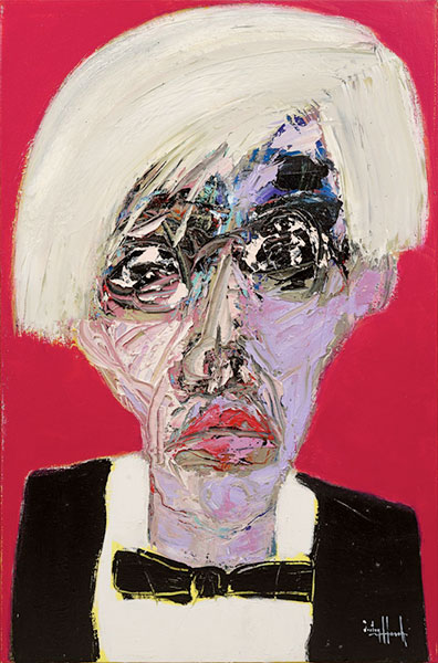 "Andy Warhol" - 130x65cm - Mixte - 2002 - Victor Hasch