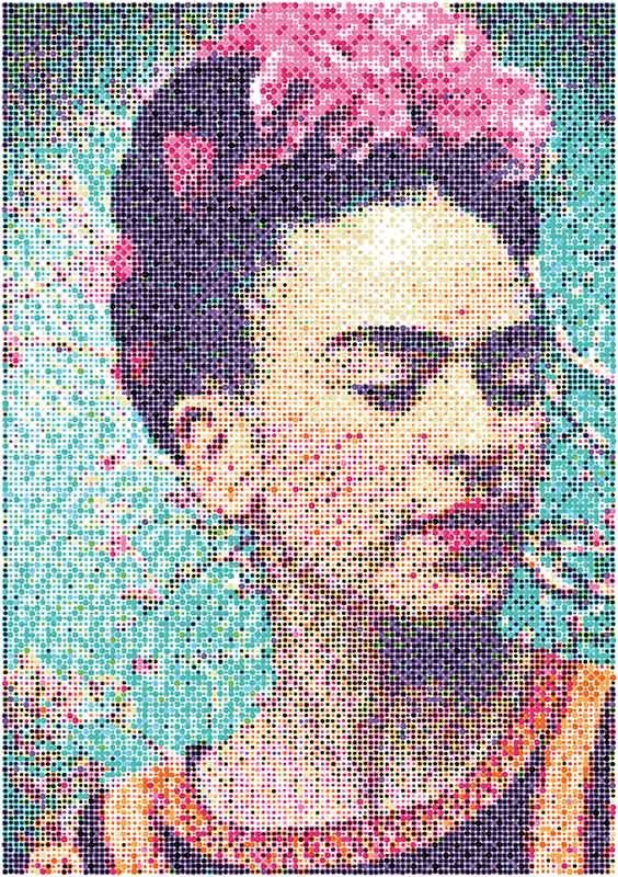 "Lady Frida" -  114x162cm - 26014 points - 2020 - Kan